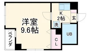 ドムス南行徳【3階】の間取り