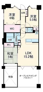 ヴェレーナ津田沼【204号室】の間取り