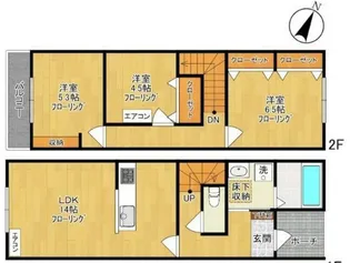 ルクスB【B号室】の間取り