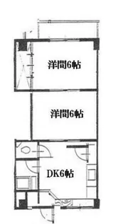 鈴蘭ビル【603号室】の間取り