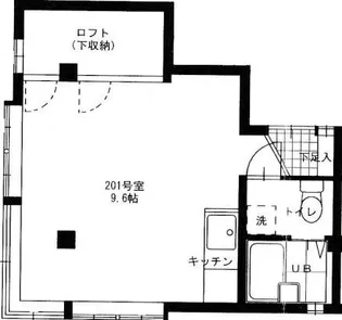イースト・パラシオン【201号室】の間取り