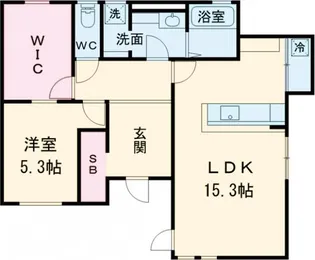TWEED自由が丘【101号室】の間取り