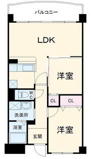 桜塚マンション【3階】の間取り