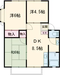 半田ハイツ【101号室】の間取り