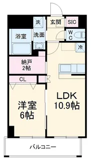 SERENTIO【6階】の間取り