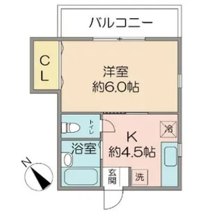 マーヴェス中目黒【1階】の間取り