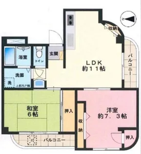 TMライトハウス【04010号室】の間取り
