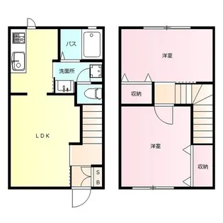 ウェル コリーヌ【1階】の間取り