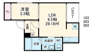 Revive上尾【2階】の間取り