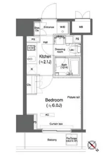 ハーモニーレジデンス大森WEST【5階】の間取り