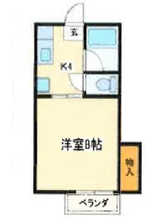 シャンティA【2階】の間取り