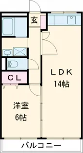 オヌキ新博多ビル【10階】の間取り