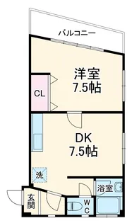 ヴィラージュ南行徳【3階】の間取り