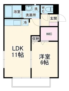 マルミヤハイツ【2階】の間取り