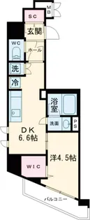 ロイジェント駒込六義園【8階】の間取り