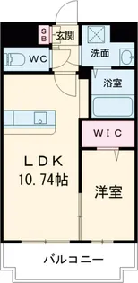 LIBTH安里Ⅱ【303号室】の間取り
