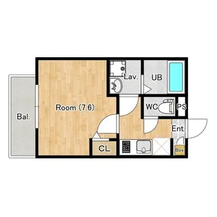 (仮称)ジーメゾン八王子散田【305号室】の間取り