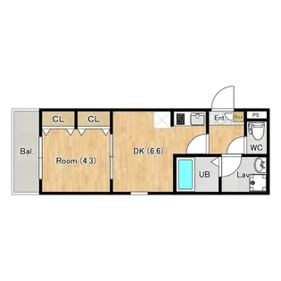 (仮称)ジーメゾン八王子散田【2階】の間取り