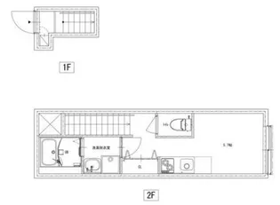 ソルナクレイシア桜新町Ⅱ【2階】の間取り