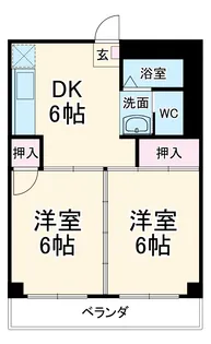 栄ビル【603号室】の間取り