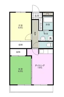 アビタシオンカモガワ【4階】の間取り