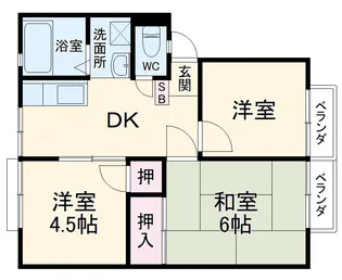 エスポワール湘南【2階】の間取り