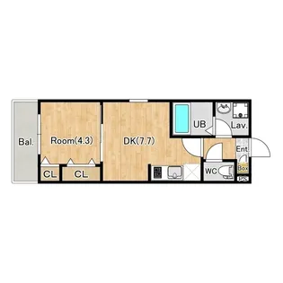 (仮称)ジーメゾン八王子散田ピレン【2階】の間取り