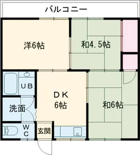 サニーハイツ【205号室】の間取り