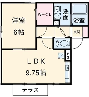 コート・マルカ【1階】の間取り