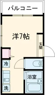 メルディア平井7丁目【2階】の間取り