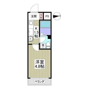 エクサン・プロヴァンス【1階】の間取り