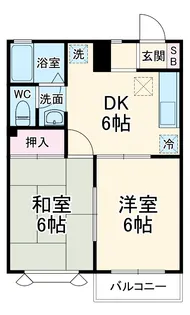 メゾングラッセ A【1階】の間取り