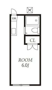 ビンセントガーデンス【2階】の間取り