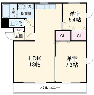 グランド・カオルⅡ【1階】の間取り