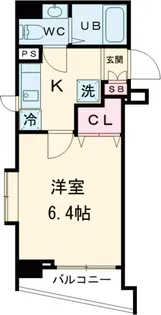 エコロジー都立大学レジデンス【4階】の間取り