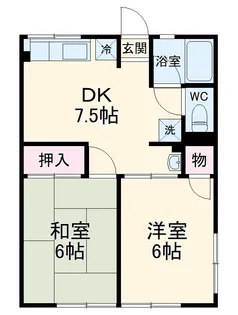シティハイムエトワールA【201号室】の間取り