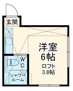 パルメイラ【203号室】の間取り