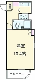 ジョイテル西院【1107号室】の間取り