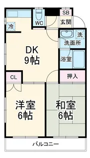 グローガーデンⅠ【1階】の間取り
