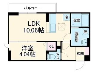 花−Hana−さがみ野【0305号室】の間取り