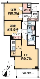 ARCOBALENO HASUNEⅠ【5階】の間取り