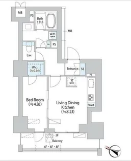 イストワール阿佐ヶ谷【3階】の間取り