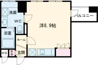 グランカーサ新宿御苑【1001号室】の間取り