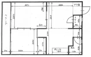 コーポ浜田【201号室】の間取り