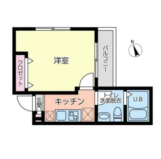 グリーンヒル本郷【1階】の間取り