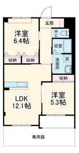 Cassiopeia【1階】の間取り