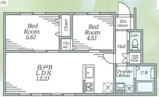 FJフォレスト【B号室】の間取り