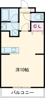 アビタシオンヴォワ・ラクテ【207号室】の間取り