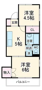 プレジュールKAEⅡ【1階】の間取り