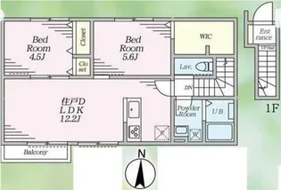 FJフォレスト【D号室】の間取り